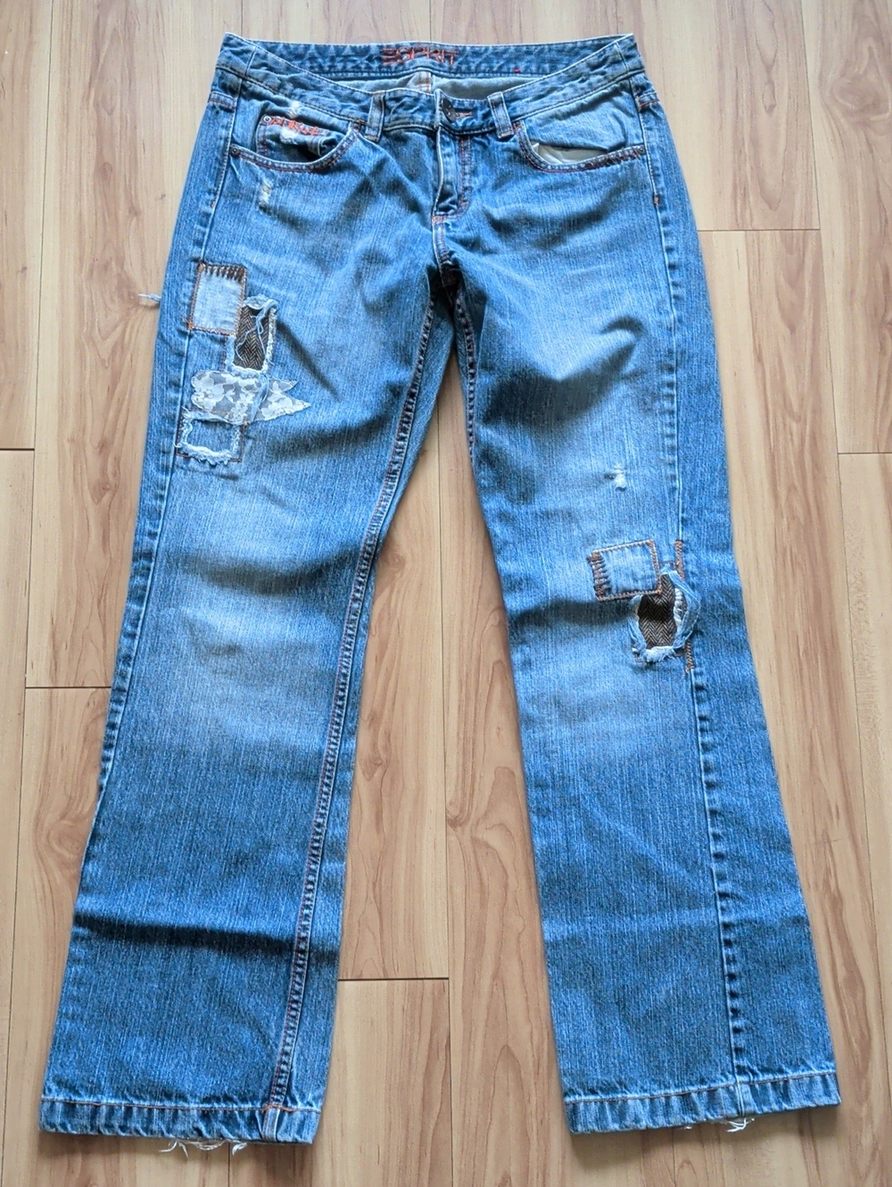 Women's Vintage Esprit Patchwork Jeans